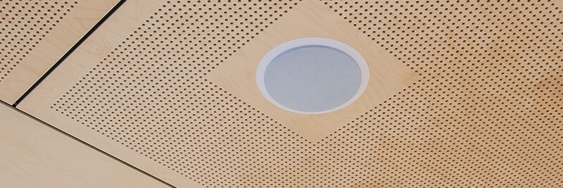 Panels with hole face pattern